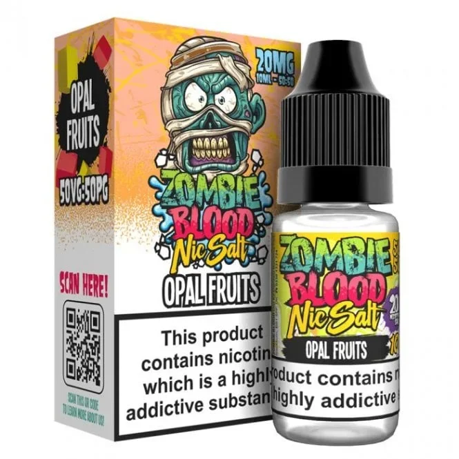 Opal Fruits Zombie Nic Salt E Liquid by Zombie Blood