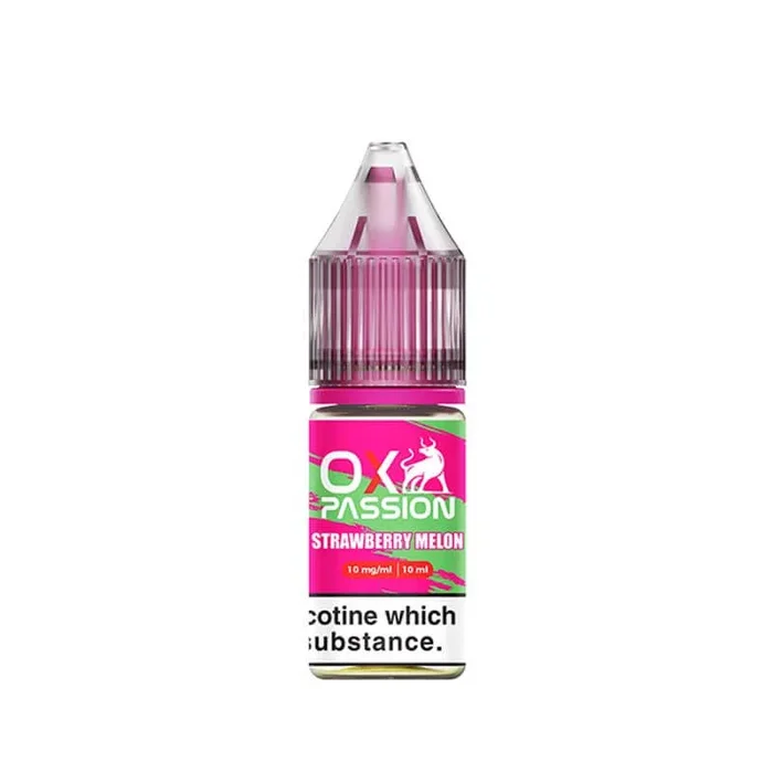 Ox Passion Strawberry Melon Nic Salts E-Liquid 10ml