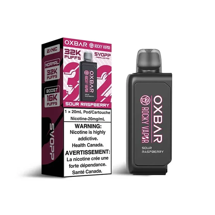 Oxbar Svopp 32K Pod – Sour Raspberry (ON)