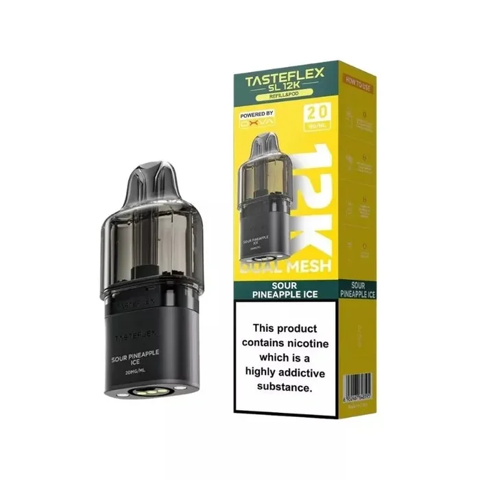 OXVA Tasteflex SL 12K Sour Pineapple Ice Refill Pods