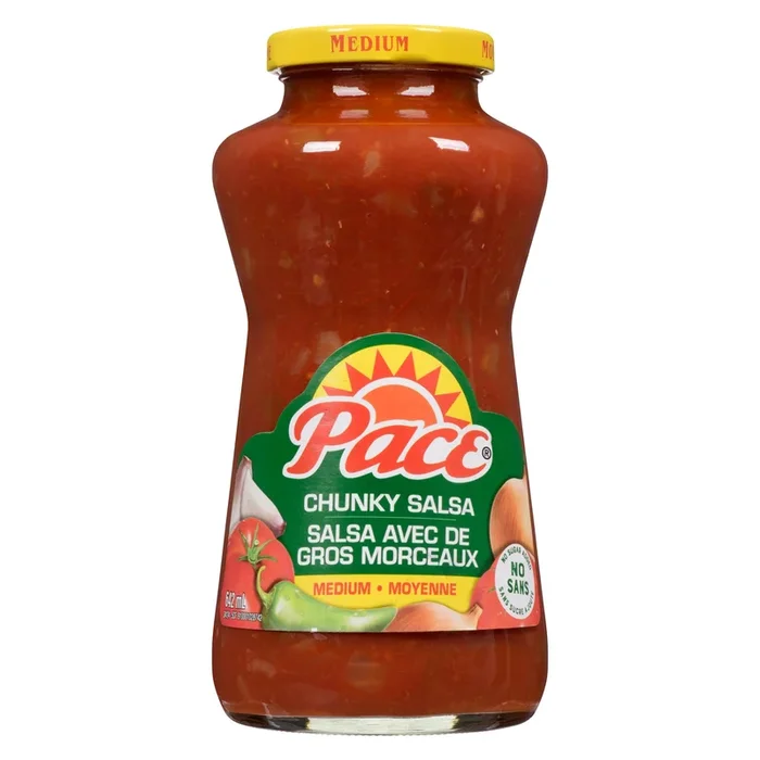 Pace Salsa avec de Gros Morceaux Moyenne, 642 ml