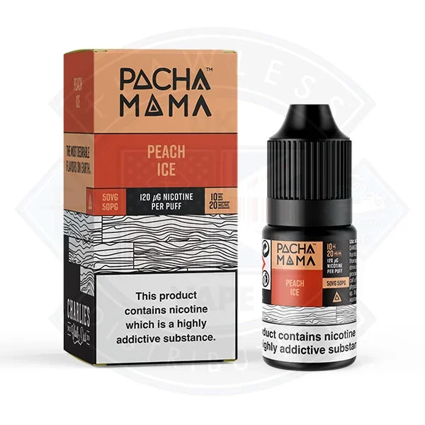 Pacha Mama Salts – Peach ICE 10ml