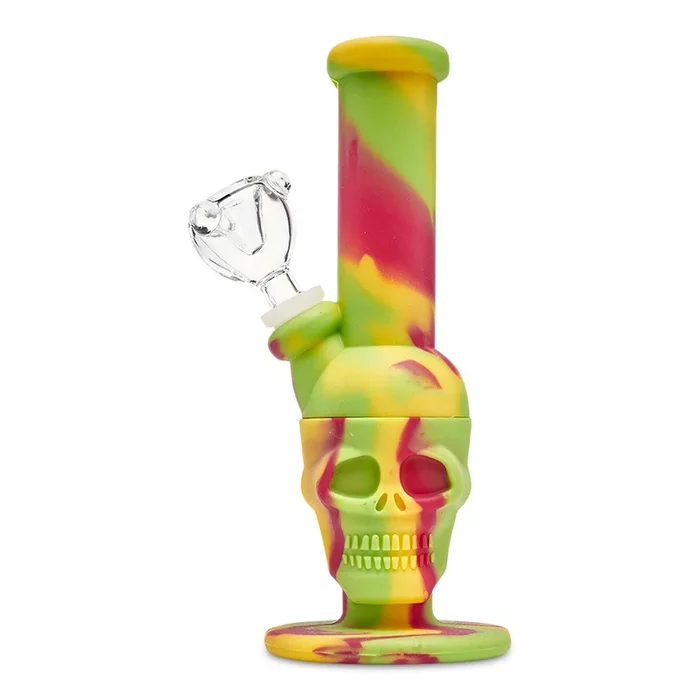 Paradise Silicone Skull Water Pipe