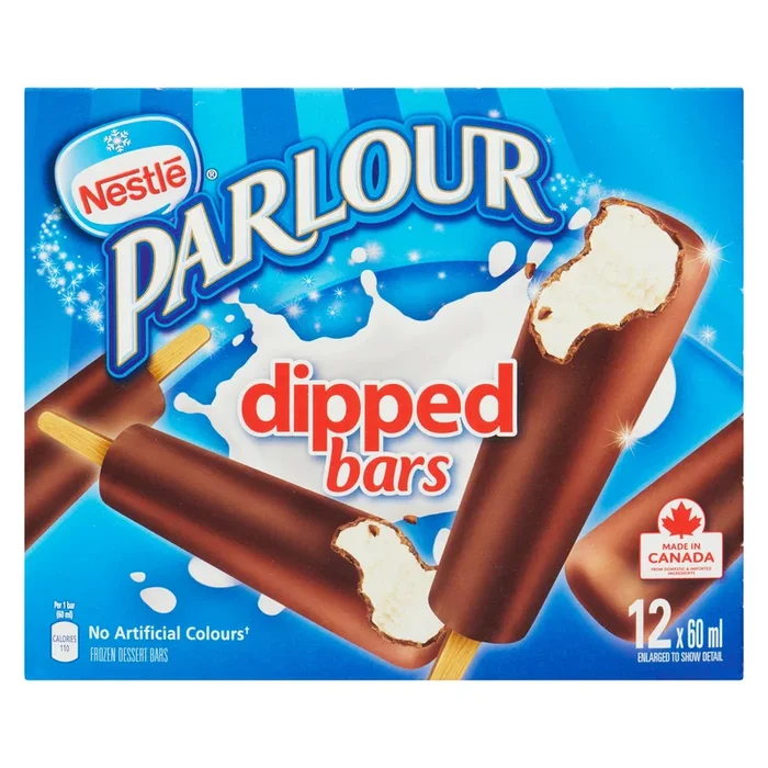 Parlour Frozen Dessert Bars Dipped Bars, 12-Pack