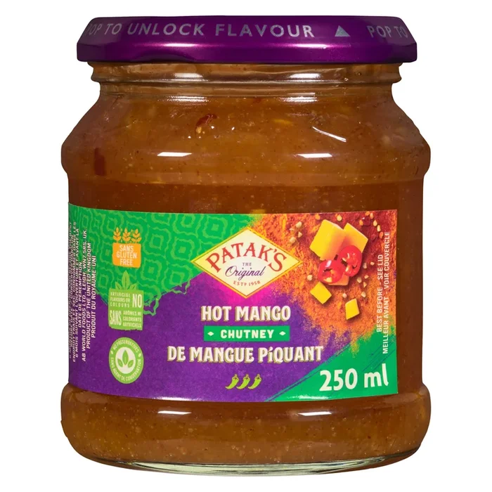 Patak’s Chutney de Mangue Piquant 250 ml
