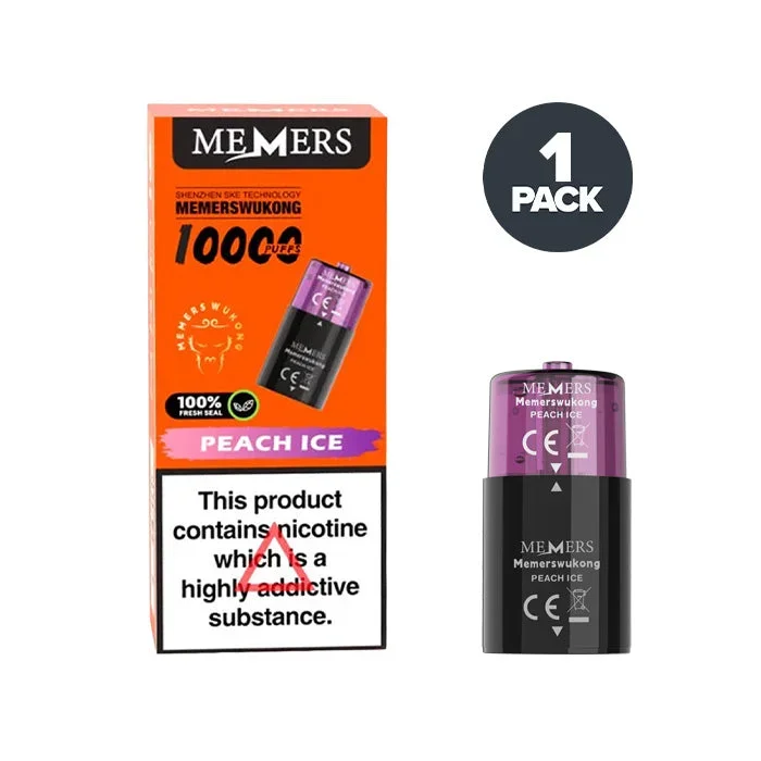 Peach Ice Memers Wukong V10000 Prefilled Pods