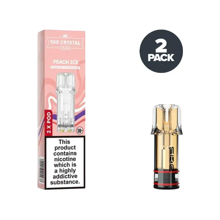 Peach Ice SKE Crystal Plus Pre-filled Pods