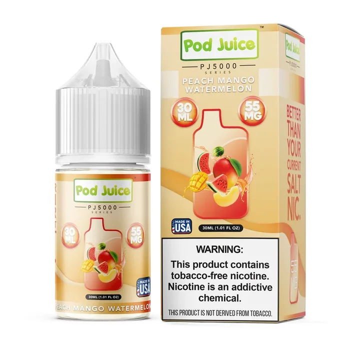 Peach Mango Watermelon | Pod Juice Salts | 30mL
