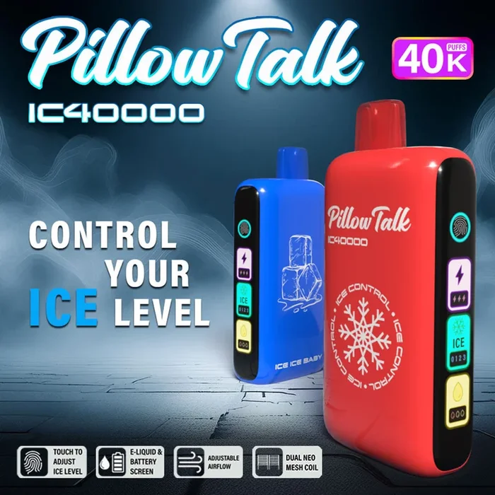 Pillow Talk Ice Control IC40K Disposable Device – 40000 Puffs