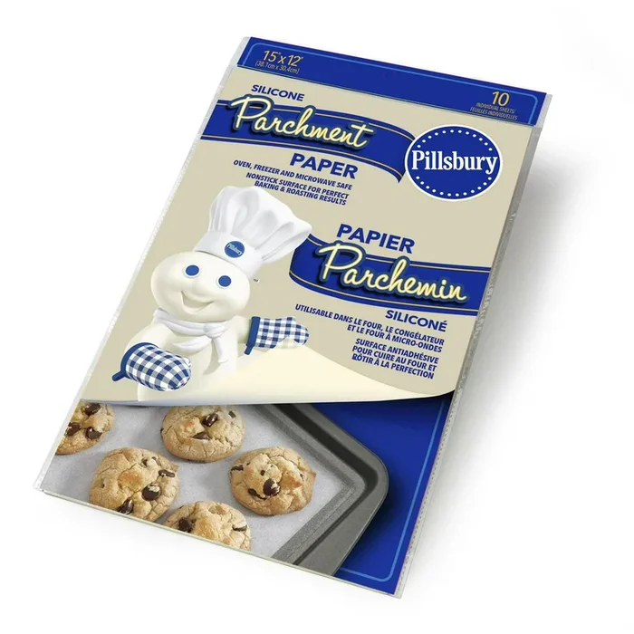 Pillsbury Silicone Reusable Parchment Paper, 10 Sheets