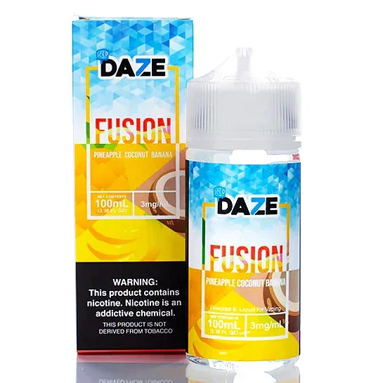 Pineapple Coconut Banana Iced – Daze Fusion E-Juice (100 ml)