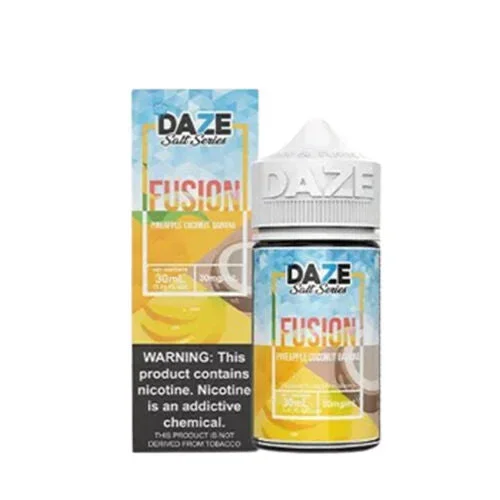 Pineapple Coconut Banana Iced by 7 Daze Fusion Salt 30ml