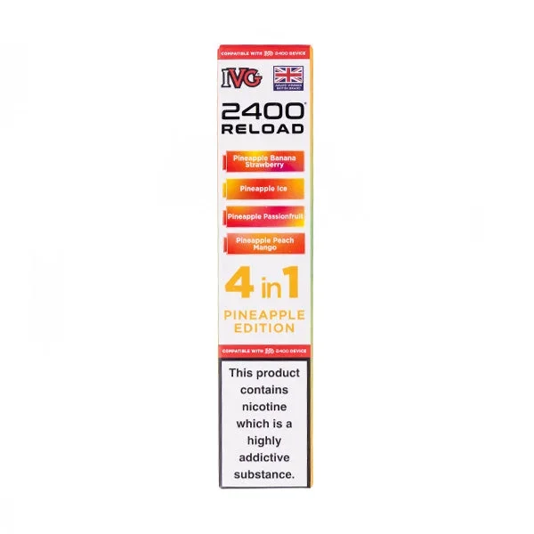 Pineapple Edition IVG 2400 Reload Replacement Pods – 4 Pack