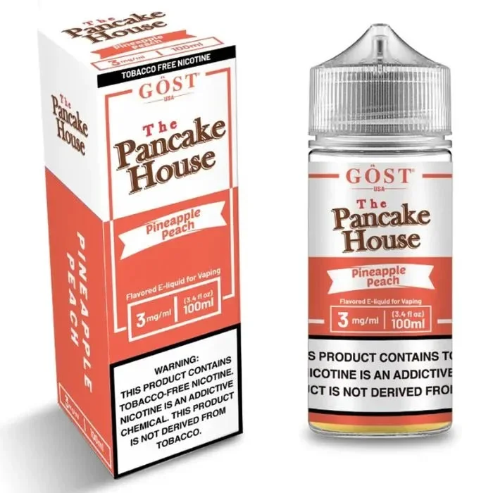 Pineapple Peach E-Liquid by The Pancake House