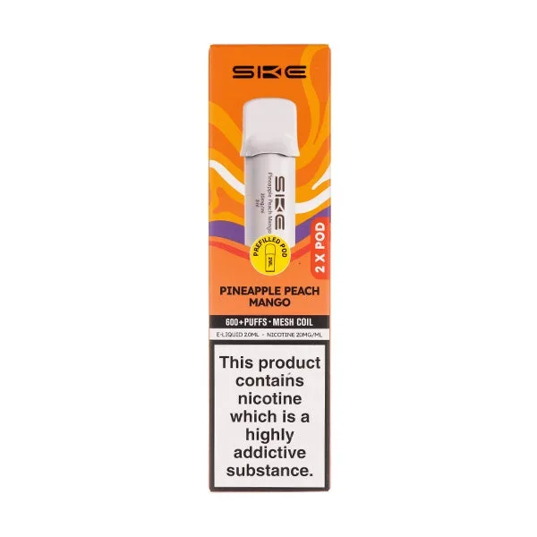 Pineapple Peach Mango Crystal 600 Pro Prefilled Pods by SKE