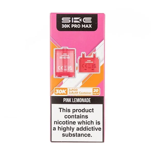 Pink Lemonade Pro Max 30K Prefilled Pod + Refill by SKE
