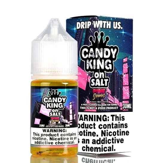 Pink Squares on Salt – Candy King E-Juice