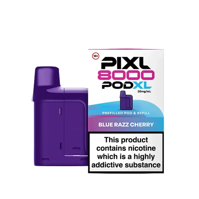 PIXL 8000 Blue Razz Cherry Refill Pods
