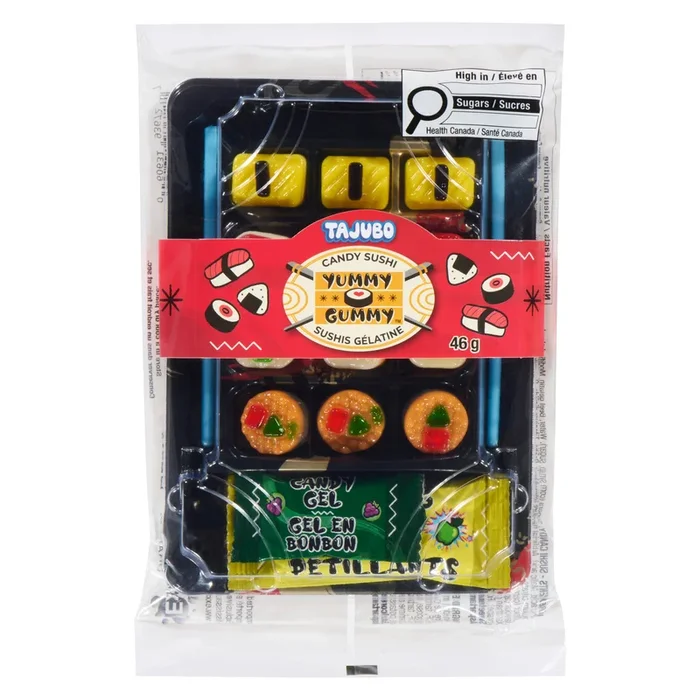 Plateau de sushis bonbons Yummy Gummy Tajubo, 46 g