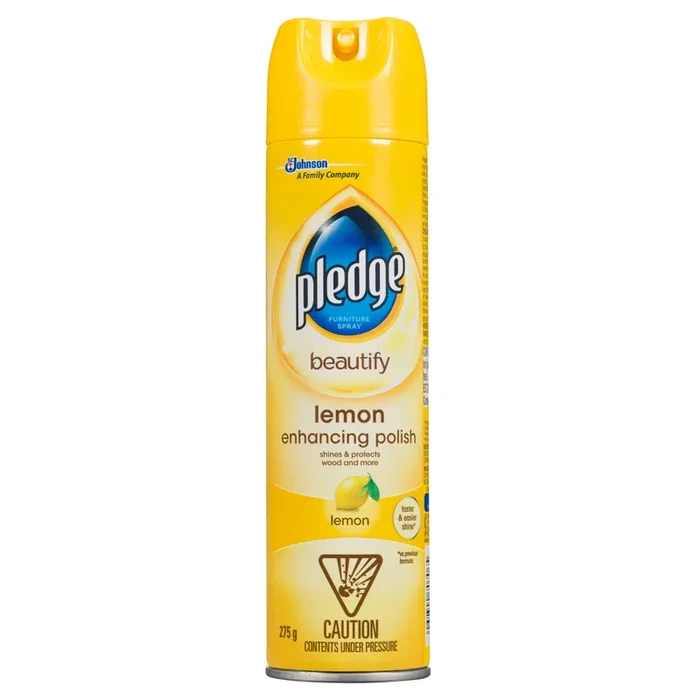 Pledge Beautify Lemon Furniture Spray, 275-g