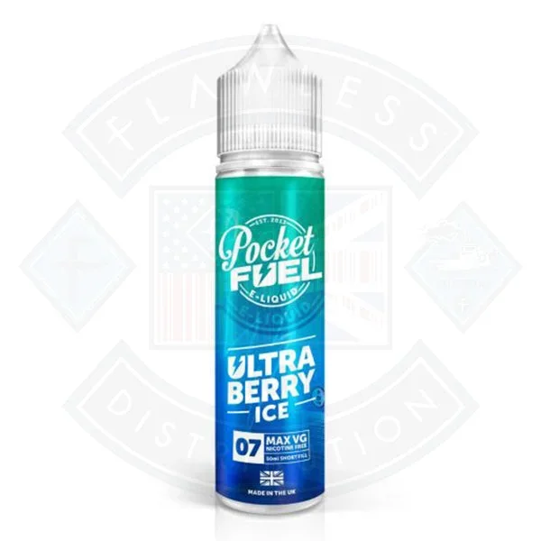 Pocket Fuel Ultra Berry Ice 07 0mg 50ml Shortfill