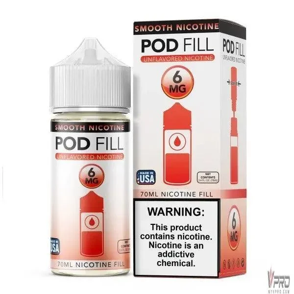 Pod Fill Unflavored Nicotine Base 70mL