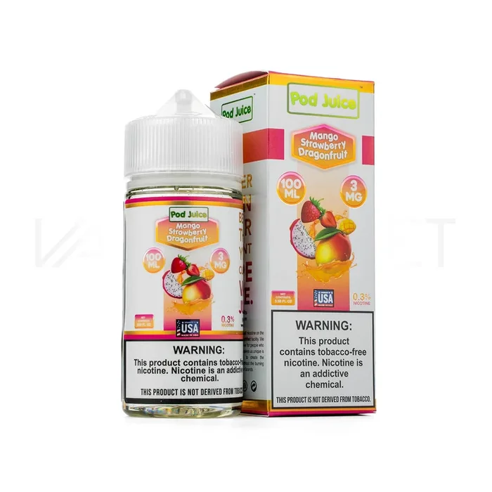 Pod Juice Mango Strawberry Dragonfruit (100ml)