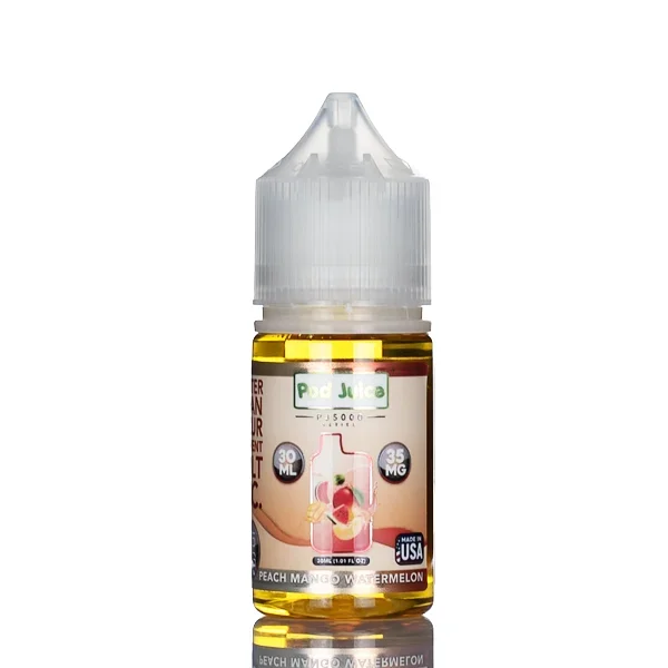 Pod Juice Salt PJ5000 – Peach Mango Watermelon – 30ml