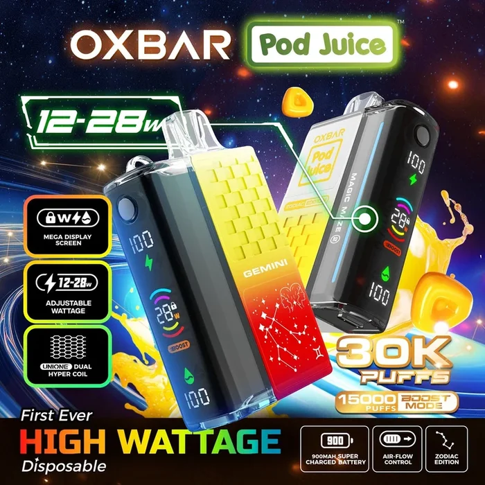 POD JUICE X OXBAR- 30,000 PUFFS