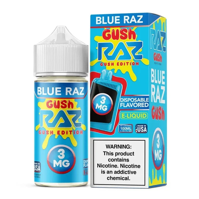 Pod Juice X RAZ – Blue Raz Gush – 100ML E-Liquid