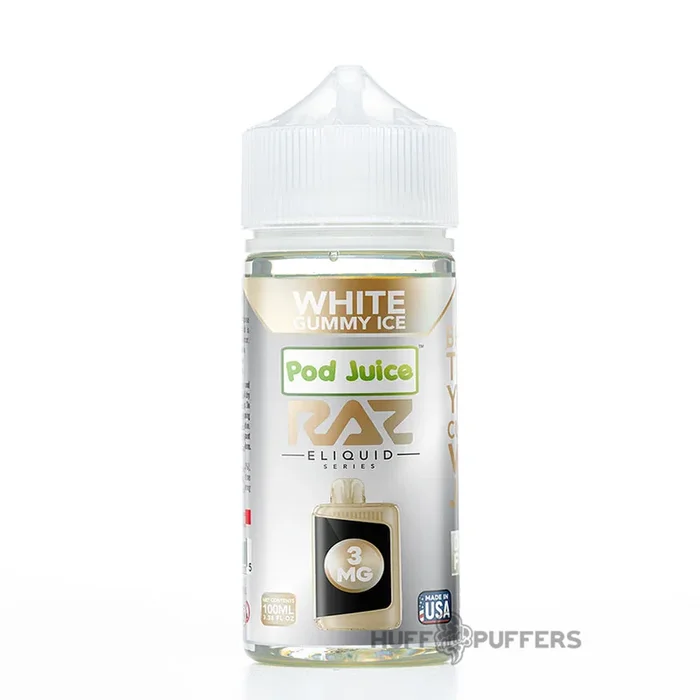 Pod Juice X Raz – White Gummy Ice 100mL