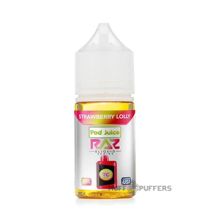 Pod Juice X Raz Salt – Strawberry Lolly 30mL