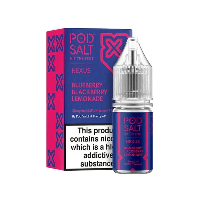 Pod Salt Nexus Blueberry Blackberry Lemonade 10ml Nic Salt E-liquid