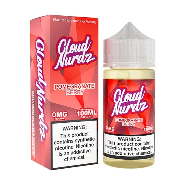 Pomegranate Berry by Cloud Nurdz Series E-Liquid 100mL (Freebase)