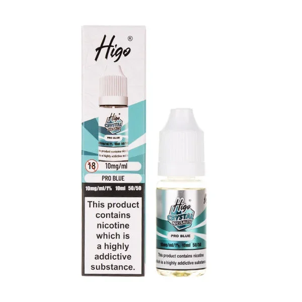 Pro Blue Crystal Nic Salt E-liquid by Higo