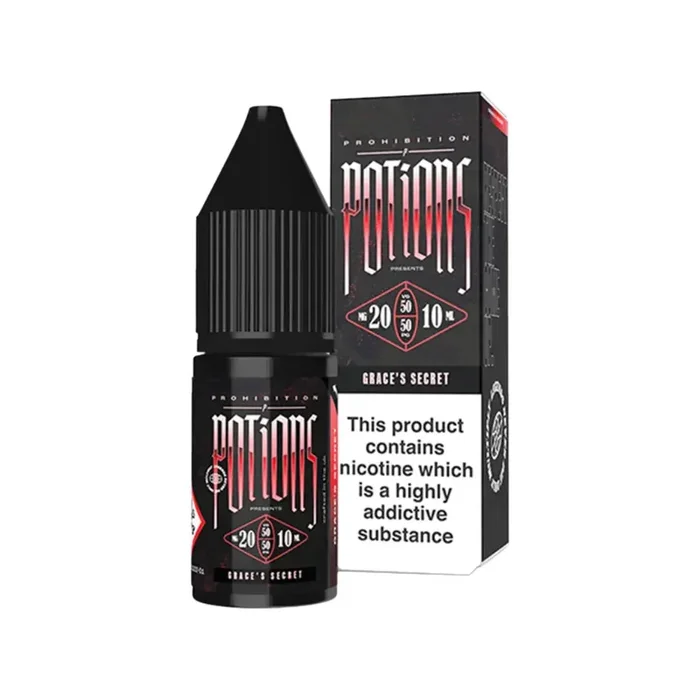 Prohibition Potions Grace’s Secret 10ml Nic Salt E-liquid