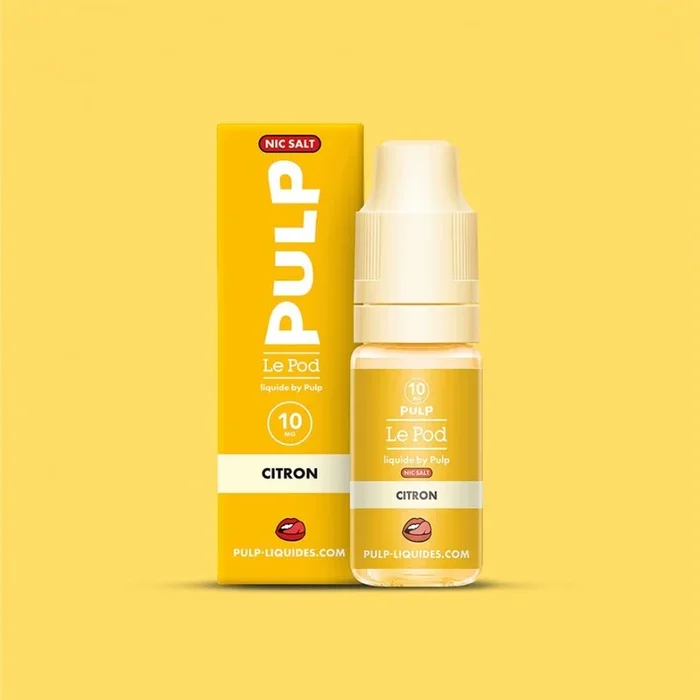PULP Le Pod Citron – Nicotine Salt 10ml