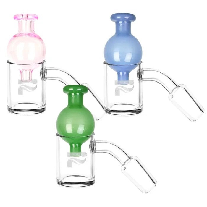 Pulsar Quartz Banger & Ball Carb Cap Set – Colors Vary