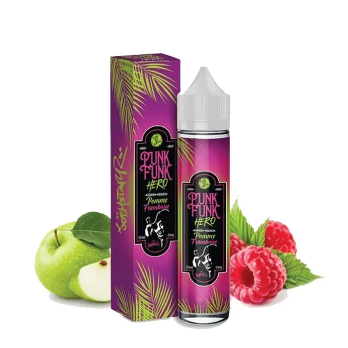 PUNK FUNK HERO Pomme Framboise – E-liquide 50ml
