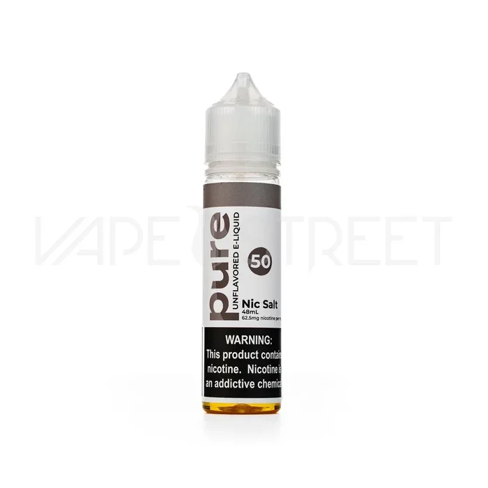 Pure Nic Salt Unflavored E-liquid (48ml)
