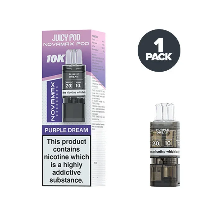 Purple Dream Juicy Pod Novamax 10K Prefilled Pods