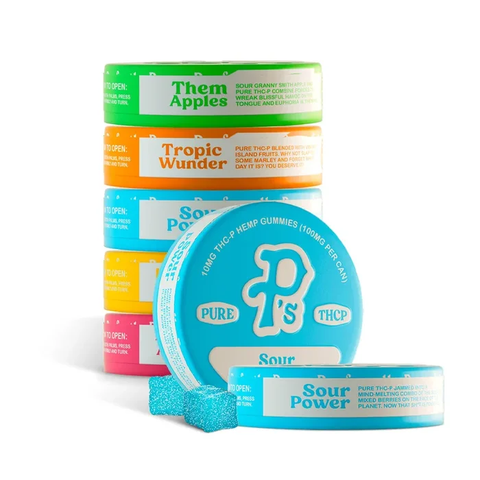 PUSHING P’s Perfectly Pure P’s THC-P 100mg Gummies – 10 Count
