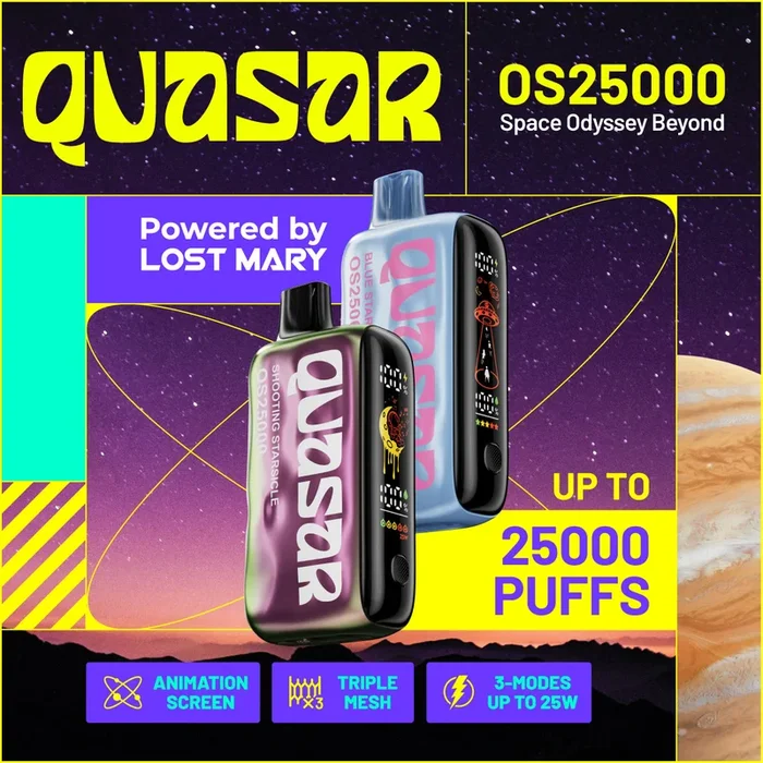 QUASAR OS25000 Powered By LOST MARY Disposable Device – 25000 Puffs