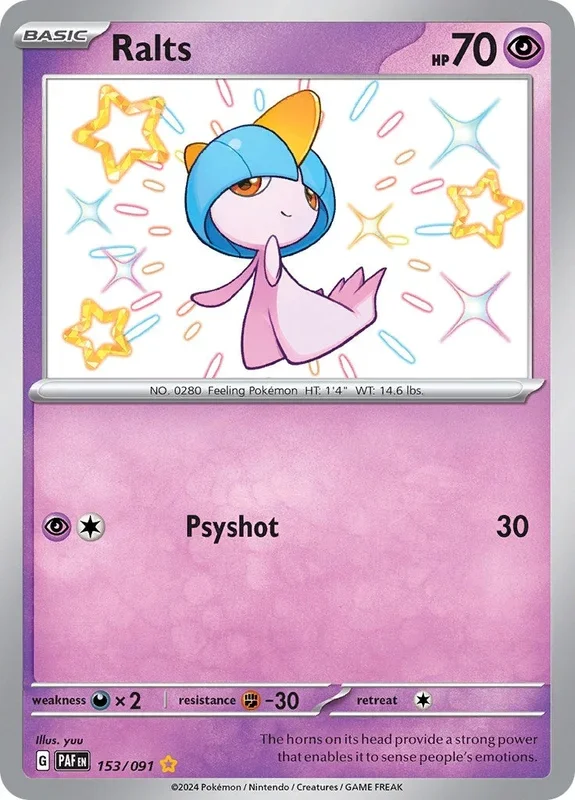 Ralts (153/091) (PAF)