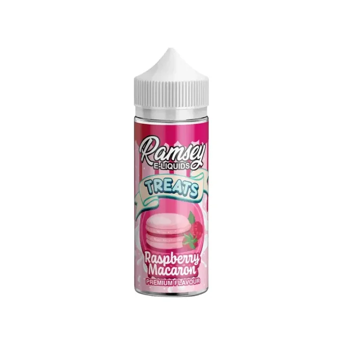 Ramsey Treats Raspberry Macaron 100ml Shortfill E-liquid