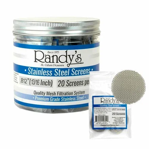 Randy’s 0.812″ Stainless Steel Screens