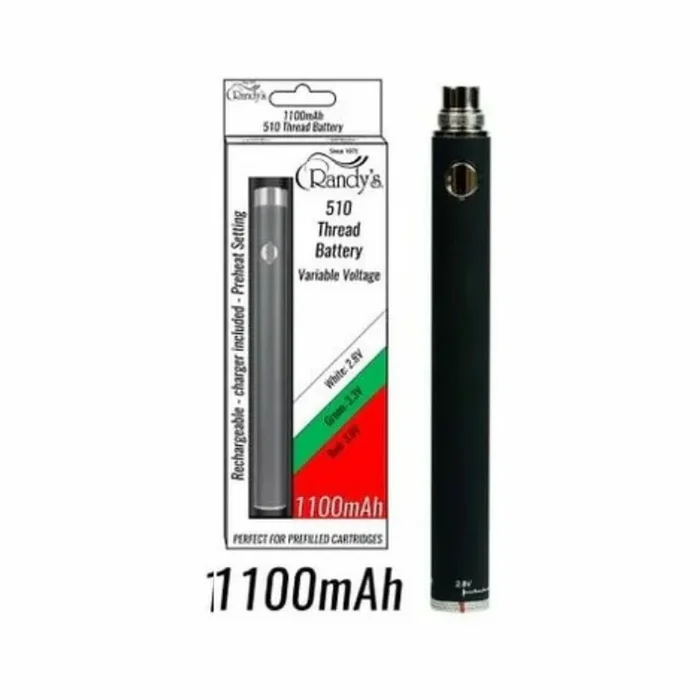 Randy’s 1100mah Battery 510 & eGo Thread