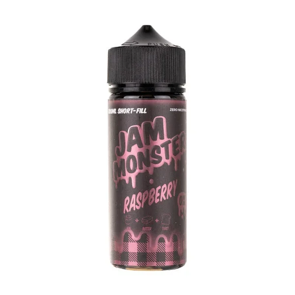 Raspberry 100ml Shortfill E-Liquid by Jam Monster