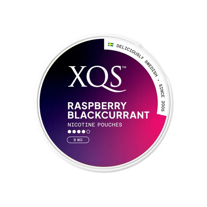 Raspberry Blackcurrant XQS Nicotine Pouches