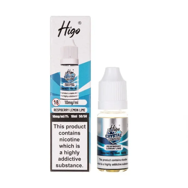 Raspberry Lemon & Lime Crystal Nic Salt E-liquid by Higo